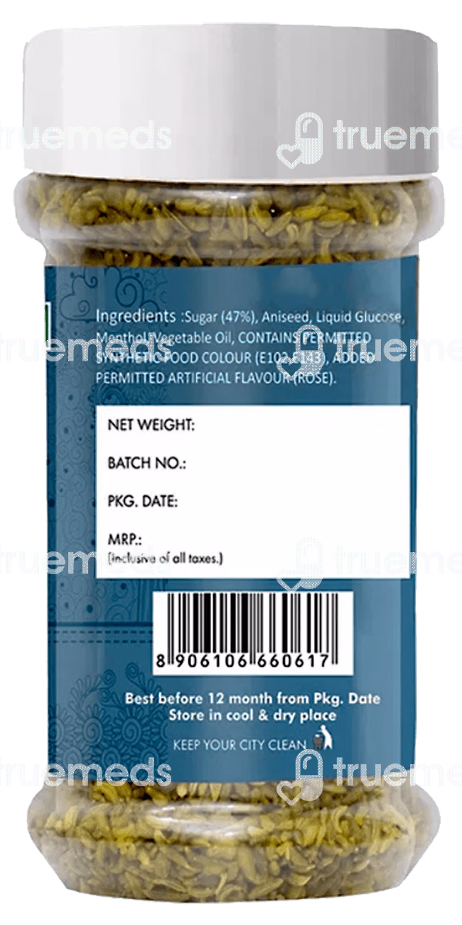 Delight Nuts Rasbhari Saunf Mouth Freshenern Granules 120 GM