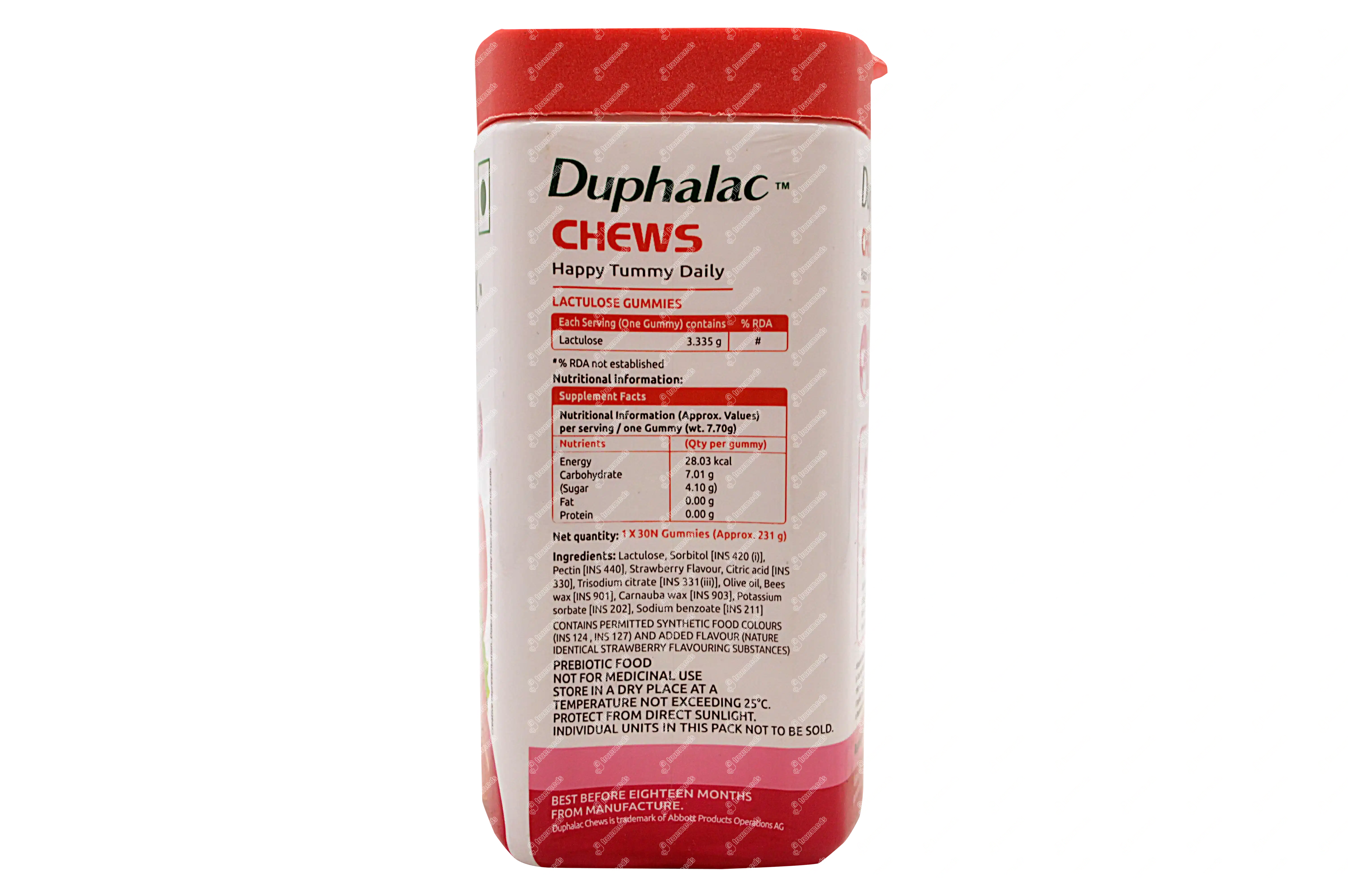 Duphalac Chews Strawberry Flavoured Gummies 30