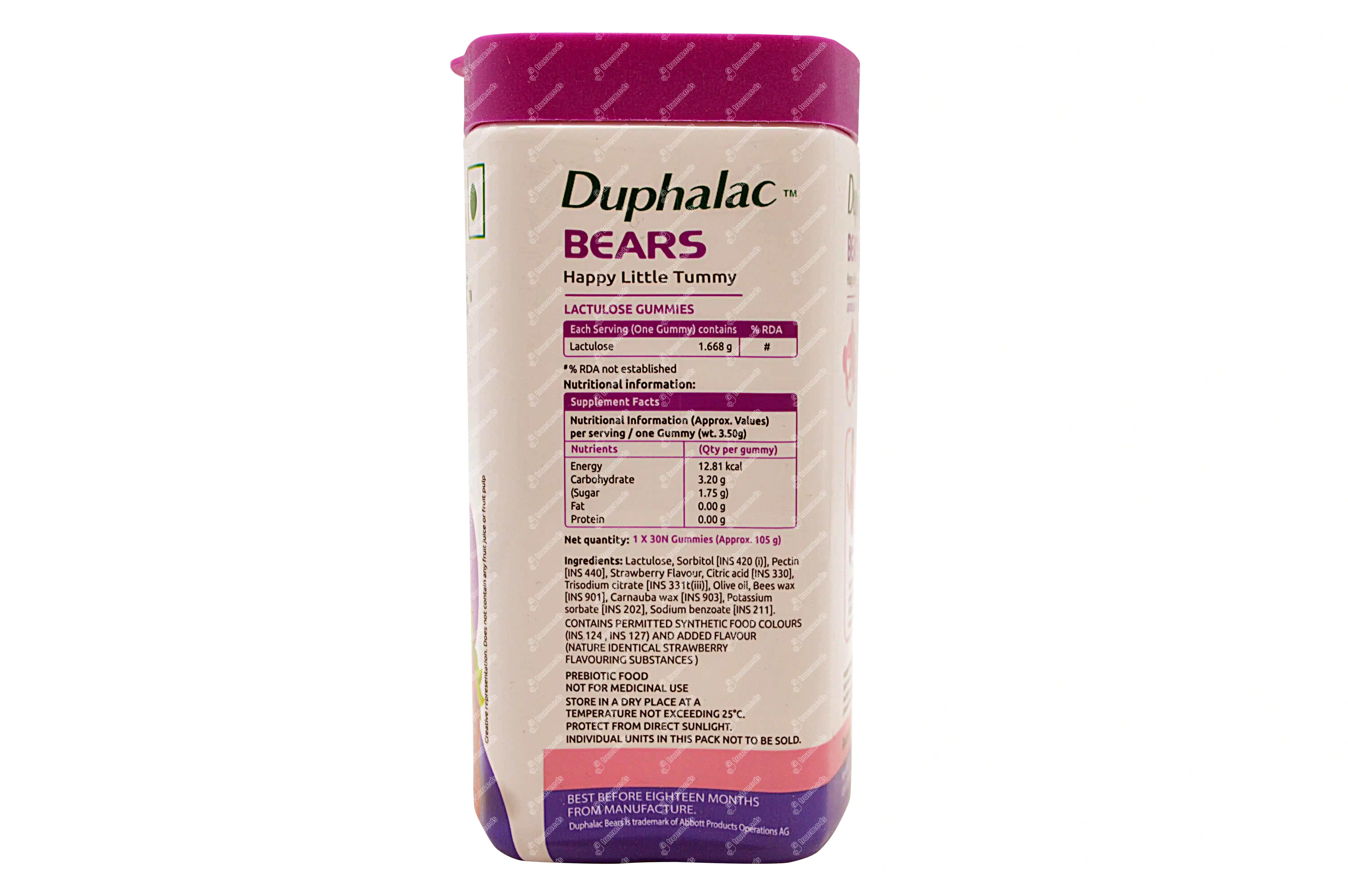 Duphalac Bears Strawberry Flavoured Gummies 30