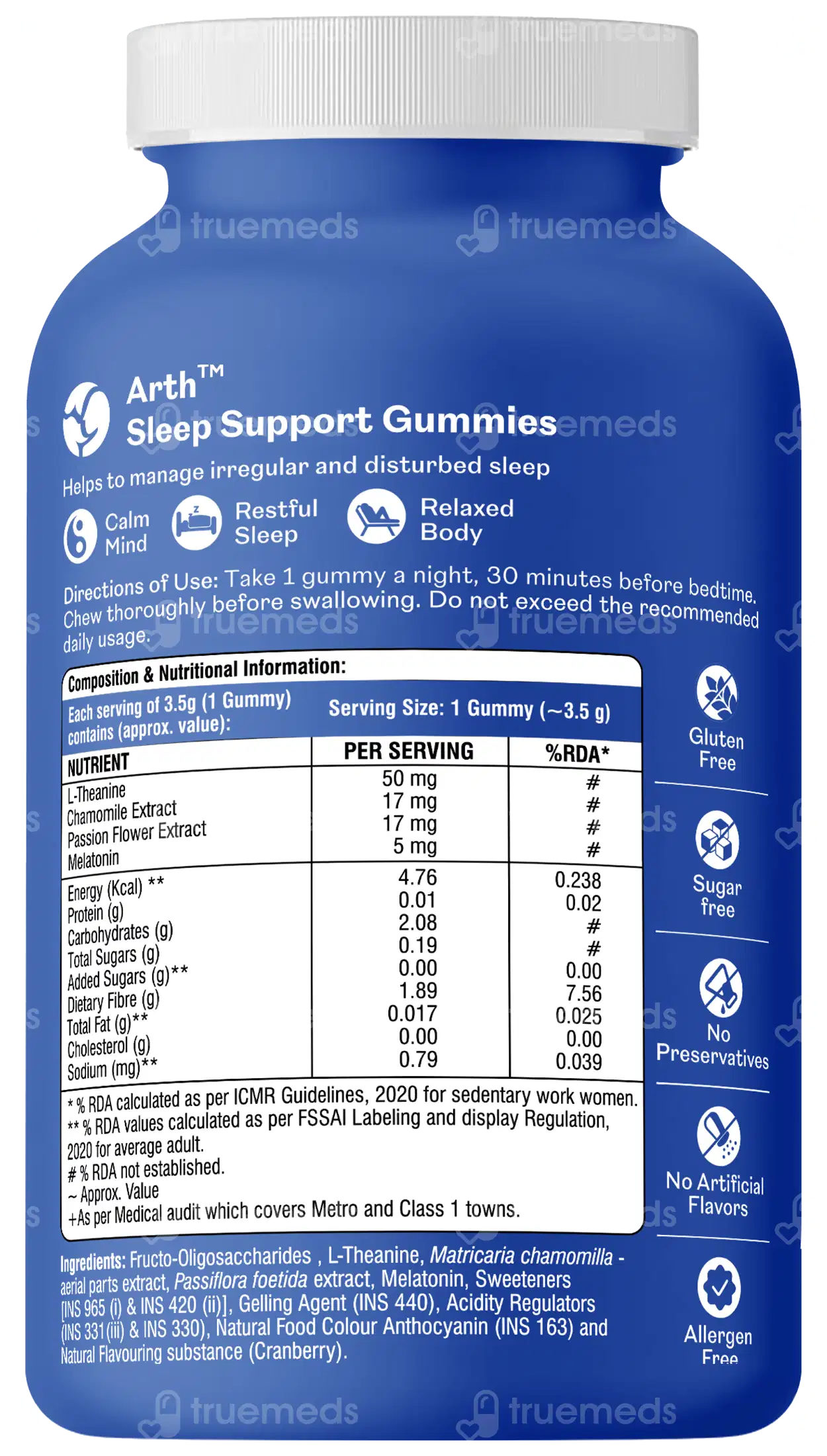 Arth Sleep Support Gummies 30