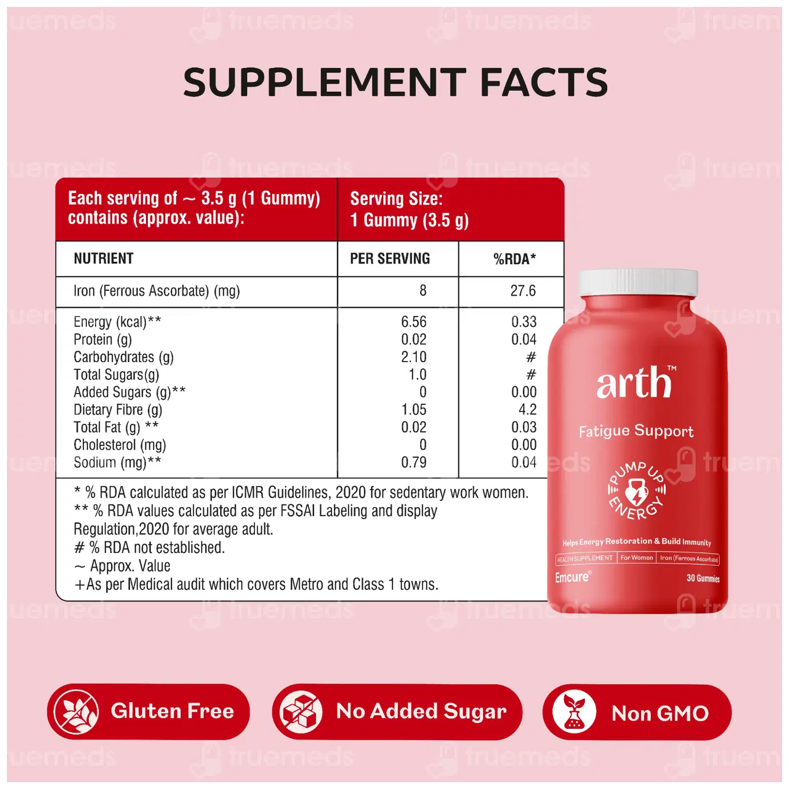 Arth Fatigue Support Gummies 30