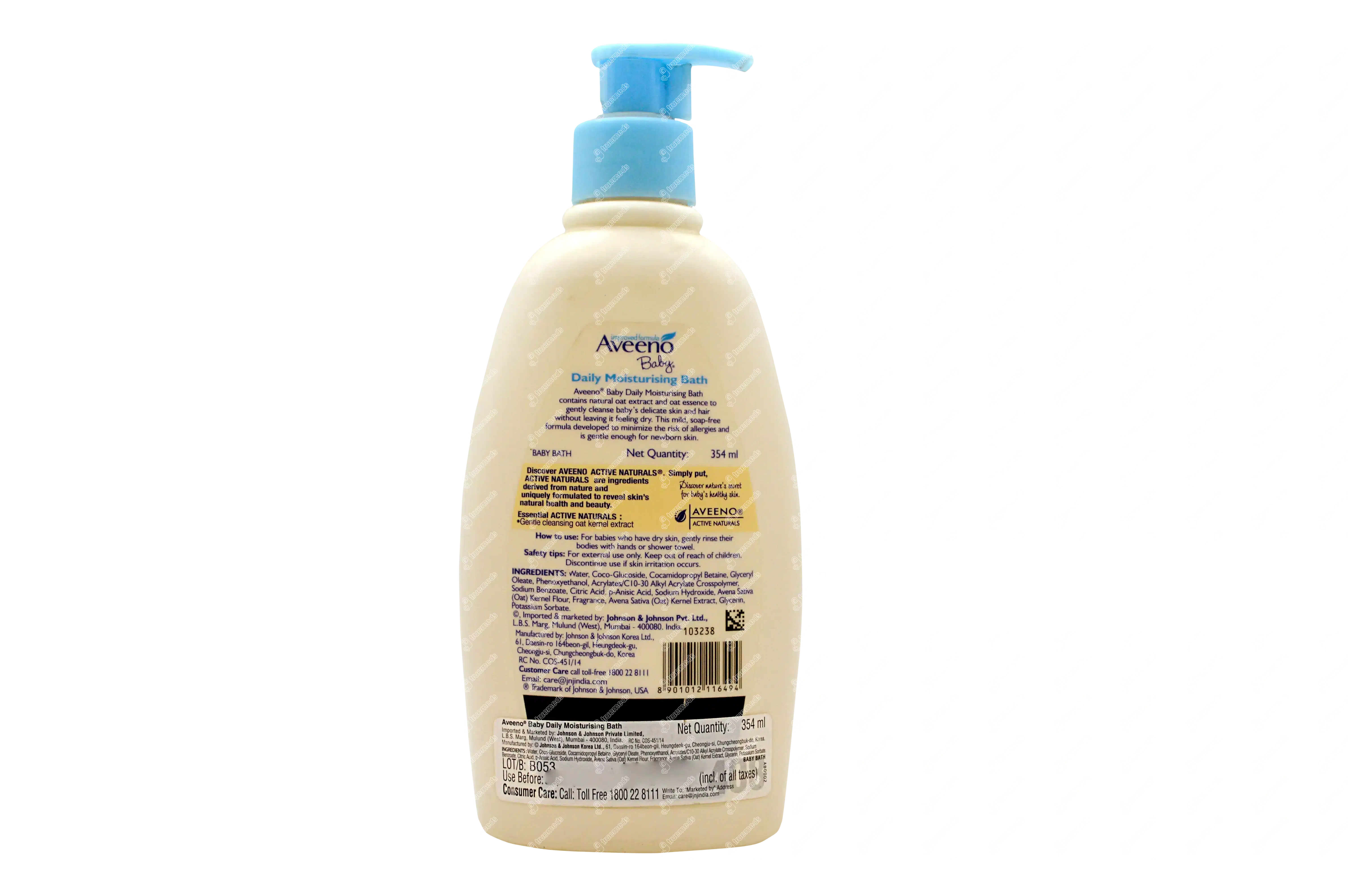 Aveeno Baby Improved Formula Daily Moisturising Bath 354ml