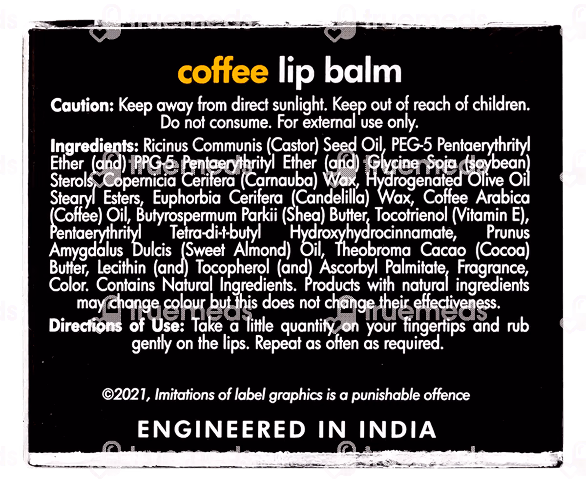 Mcaffeine Coffee Lip Balm 12 GM
