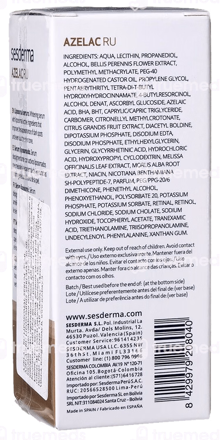 Sesderma Azelac Ru Liposomal Serum 30ml 3 Sesderma Azelac Ru Liposomal Serum 30ml