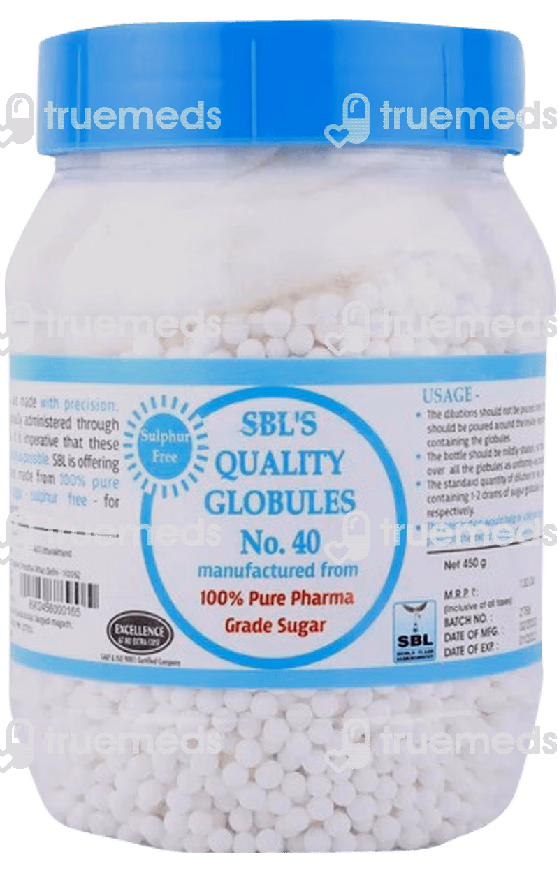 Sbls Quality Globules No 40 Sulphur Free 450gm