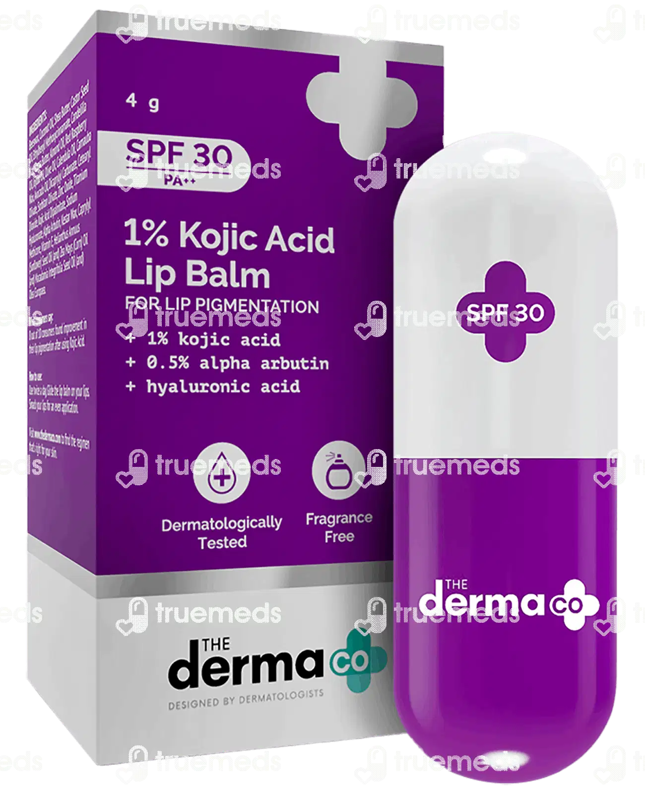 The Derma Co 1% Kojic Acid Spf 30 Pa++ Lip Balm 4gm 1 The Derma Co 1% Kojic Acid Spf 30 Pa++ Lip Balm 4gm