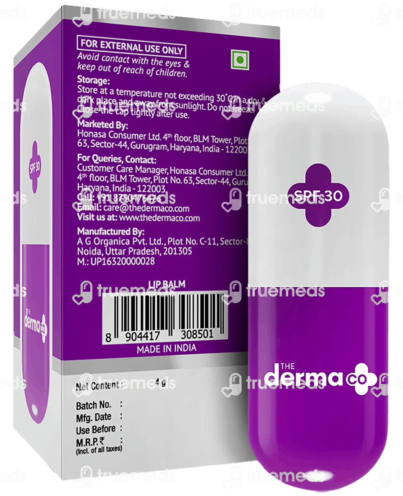 The Derma Co 1% Kojic Acid Spf 30 Pa++ Lip Balm 4gm 2 The Derma Co 1% Kojic Acid Spf 30 Pa++ Lip Balm 4gm