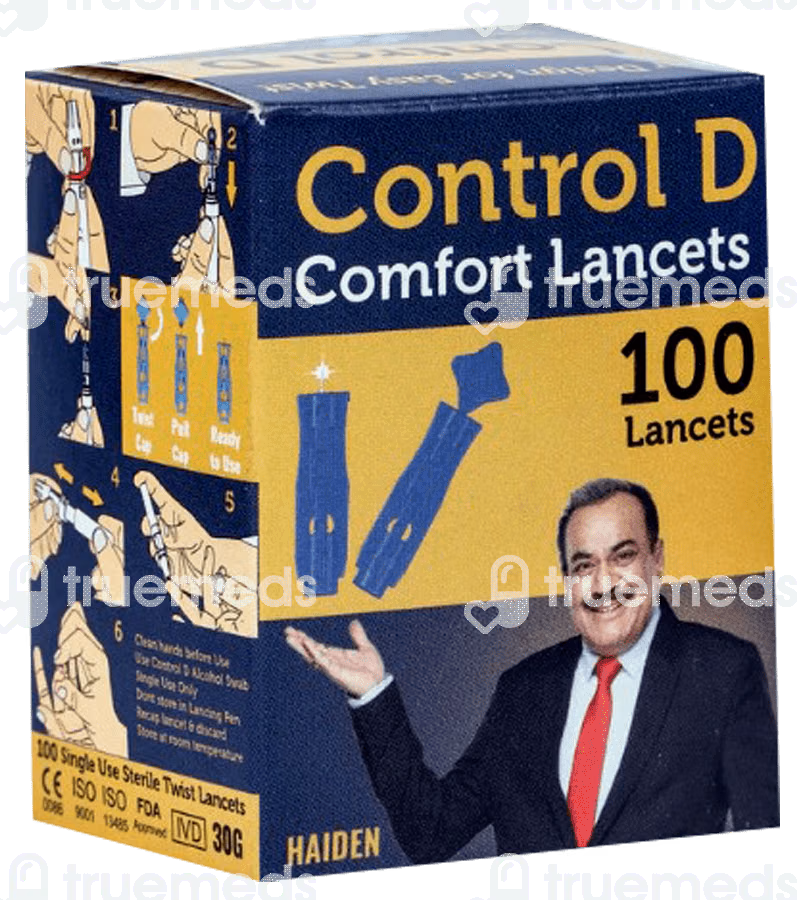 Control D Comfort Lancets 100