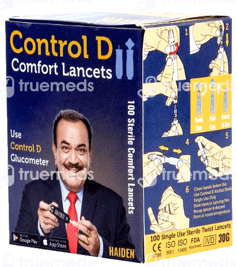 Control D Comfort Lancets 100