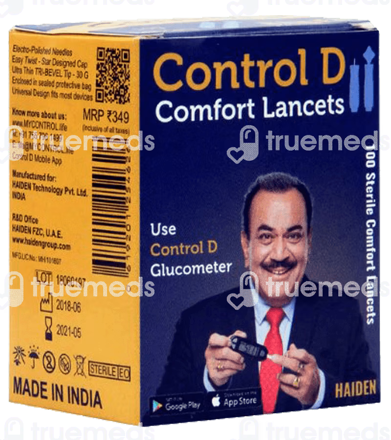 Control D Comfort Lancets 100