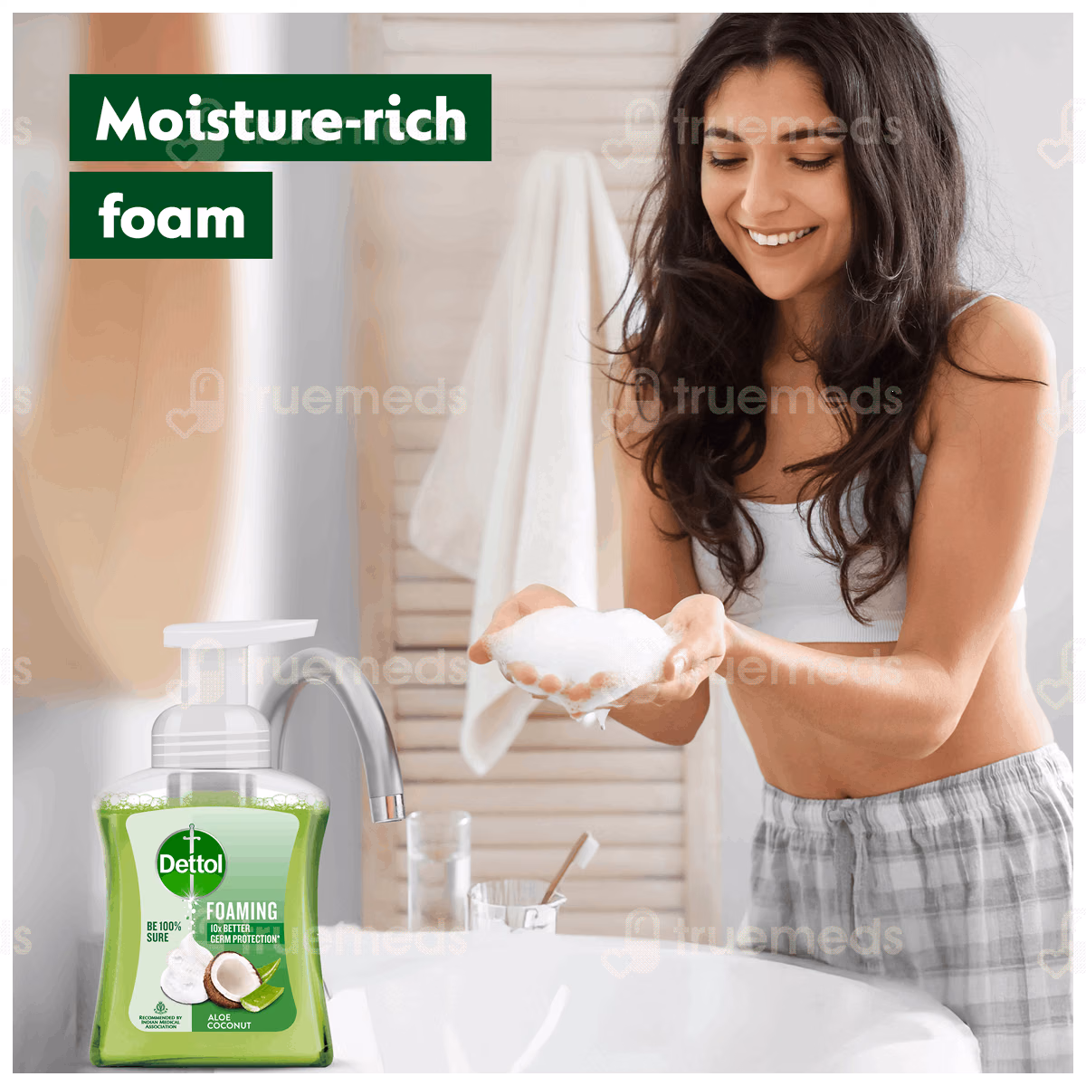 Dettol Foaming Aloe Coconut Hand Wash 250ml