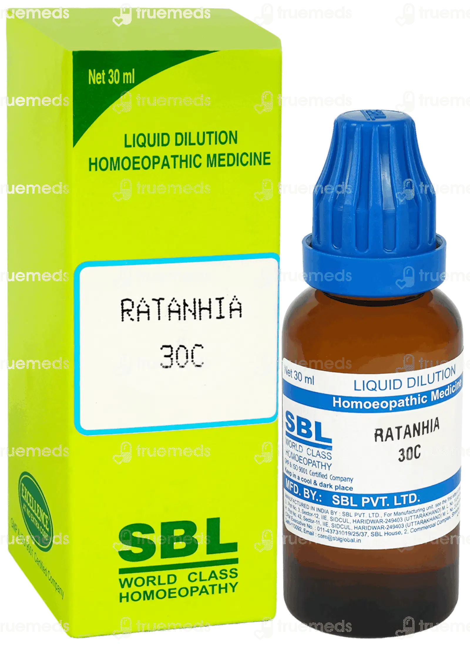 Sbl Ratanhia 30c Dilution 30ml