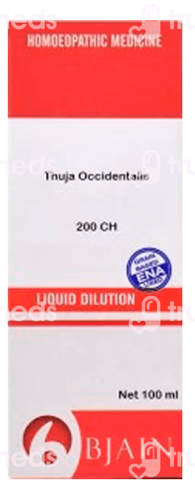 Bjain Thuja Occidentalis 200ch Dilution 100ml
