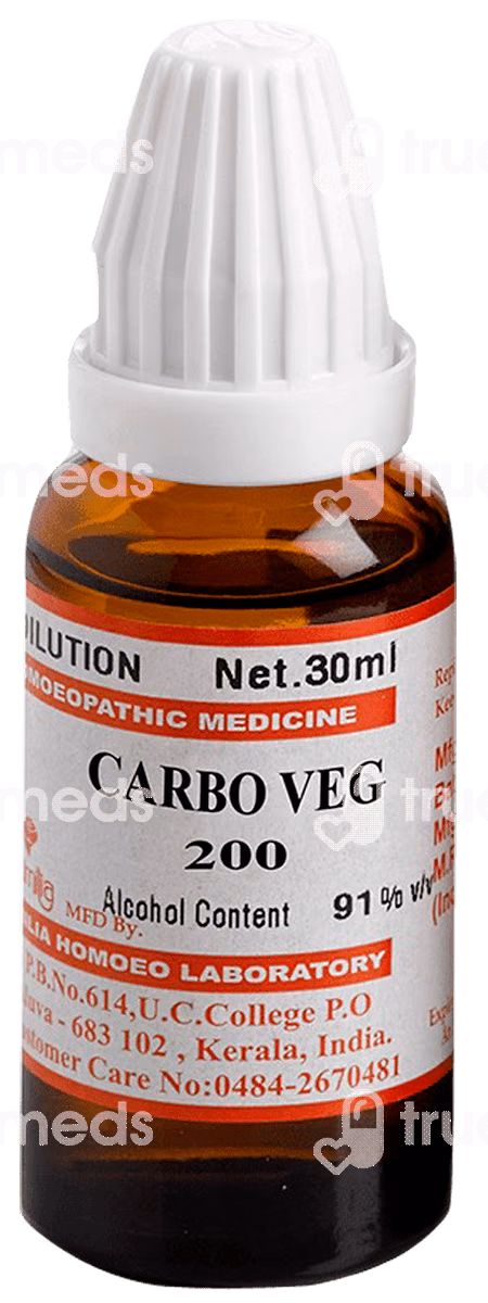 Similia Carbo Veg 200 Dilution 30 ML