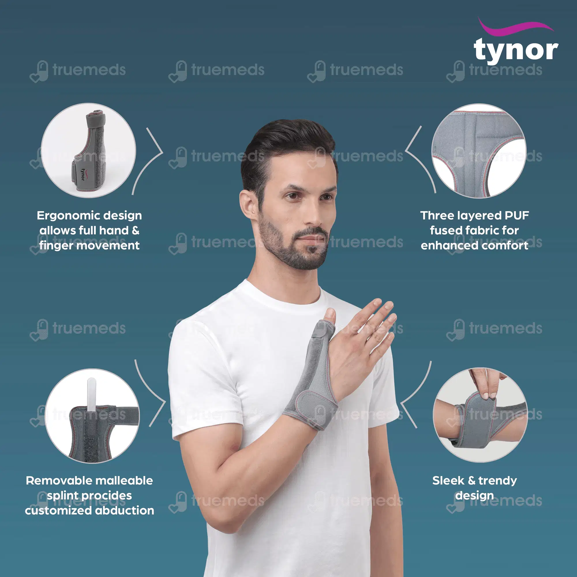 Tynor L 13 Adjustable Universal Elbow Crutch 1