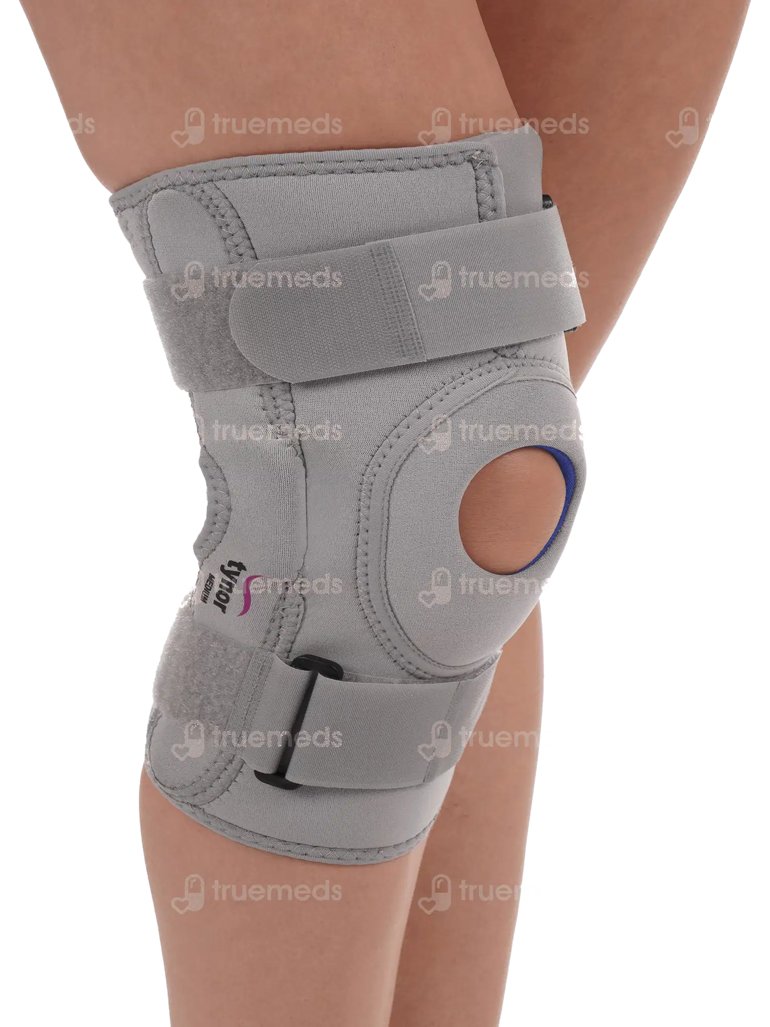 Tynor Knee Support Hinged (neoprene) Grey Large 1