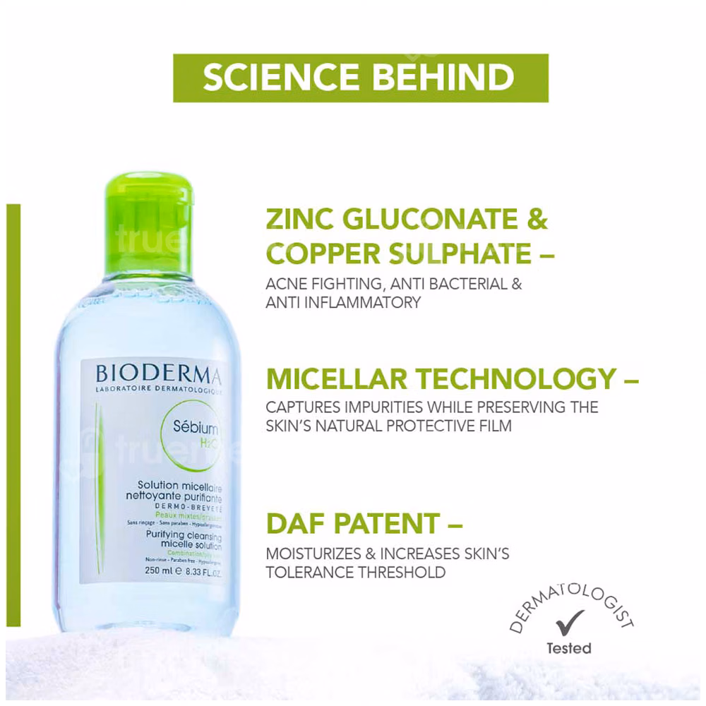 Bioderma Sebium H2o Purifying Micellar Water 250ml