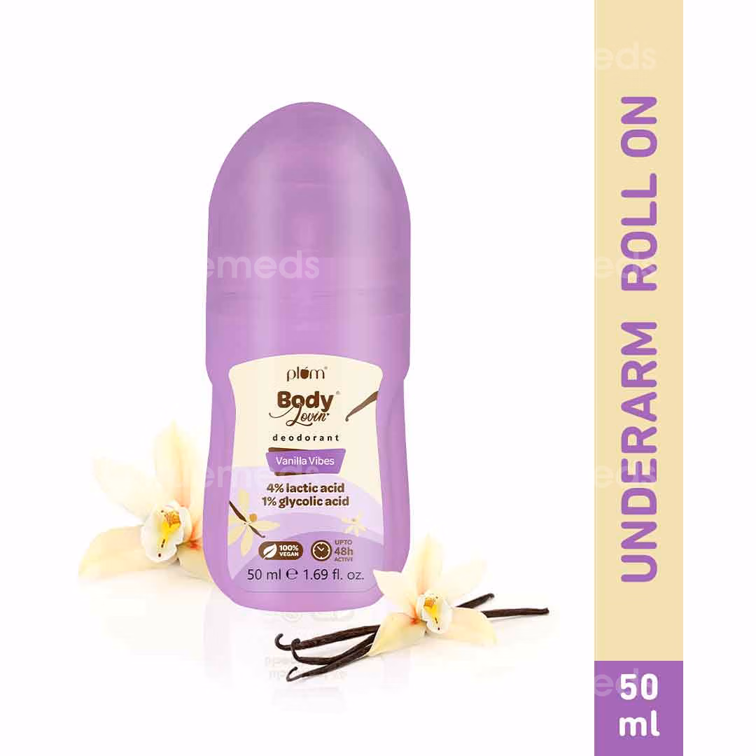 Plum Bodylovin Vanilla Vibes Deodorant Roll On 50ml
