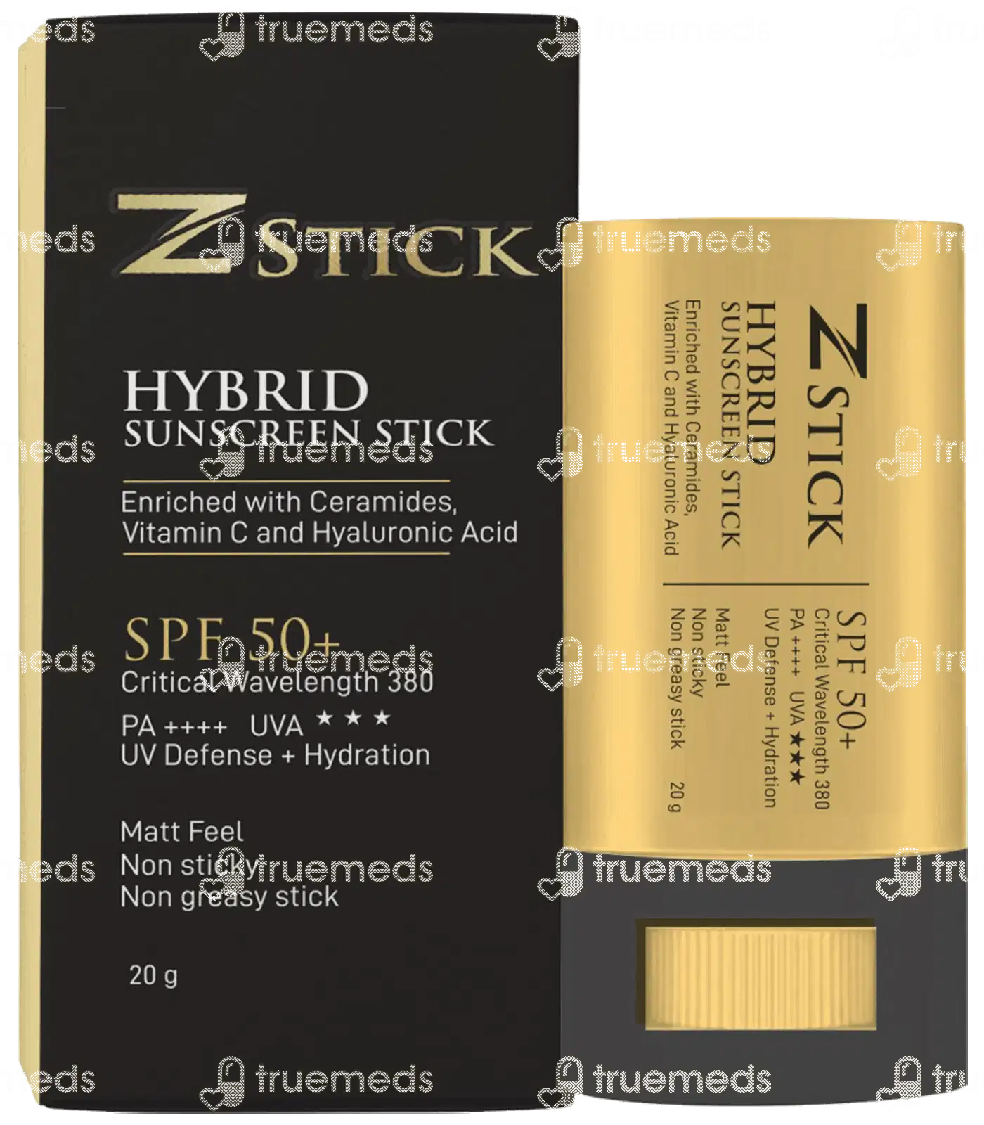 Z Stick Spf 50+ Pa+++ Hybrid Sunscreen Stick 20gm 1 Z Stick Spf 50+ Pa+++ Hybrid Sunscreen Stick 20gm
