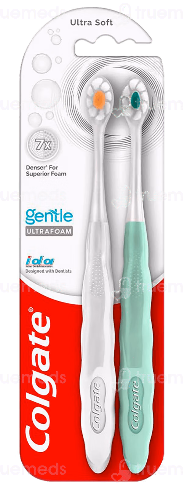 Colgate Gentle Ultrafoam Ultra Soft Toothbrush 1 + 1 Free