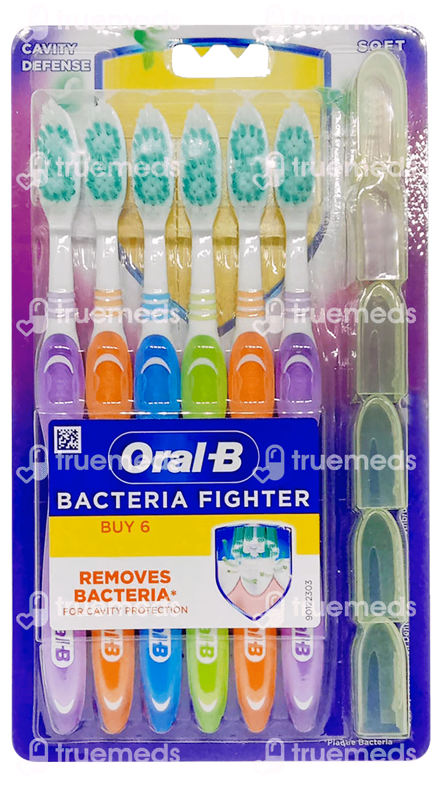 Oral B Cavity Defense Bacteria Fighter Soft Toothbrushes 6