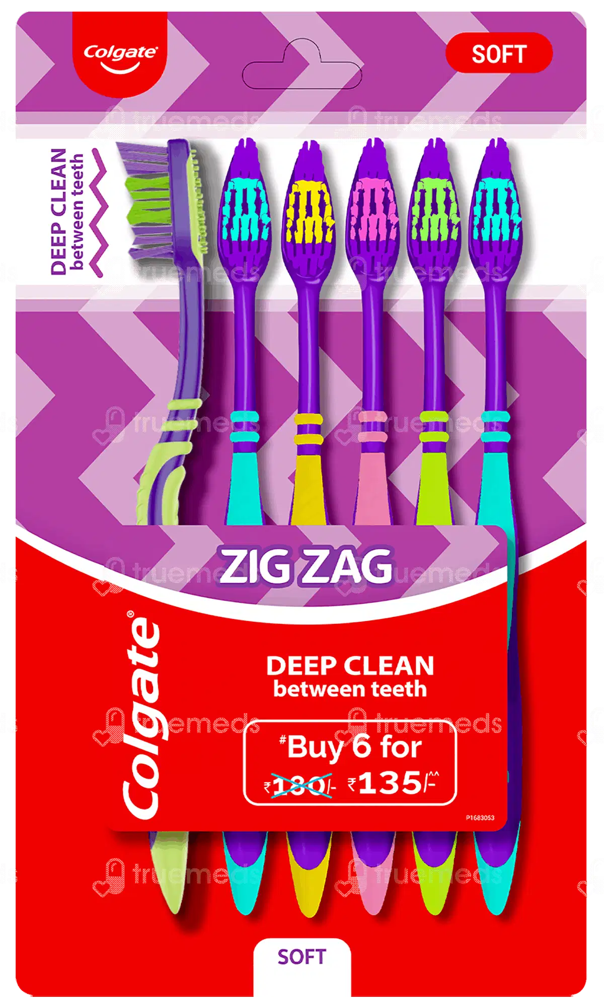 Colgate Zig Zag Deep Clean Soft Toothbrush 6