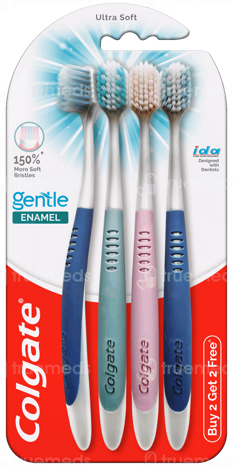 Colgate Gentle Enamel Ultra Soft Toothbrush Buy 2 Get 2 Free