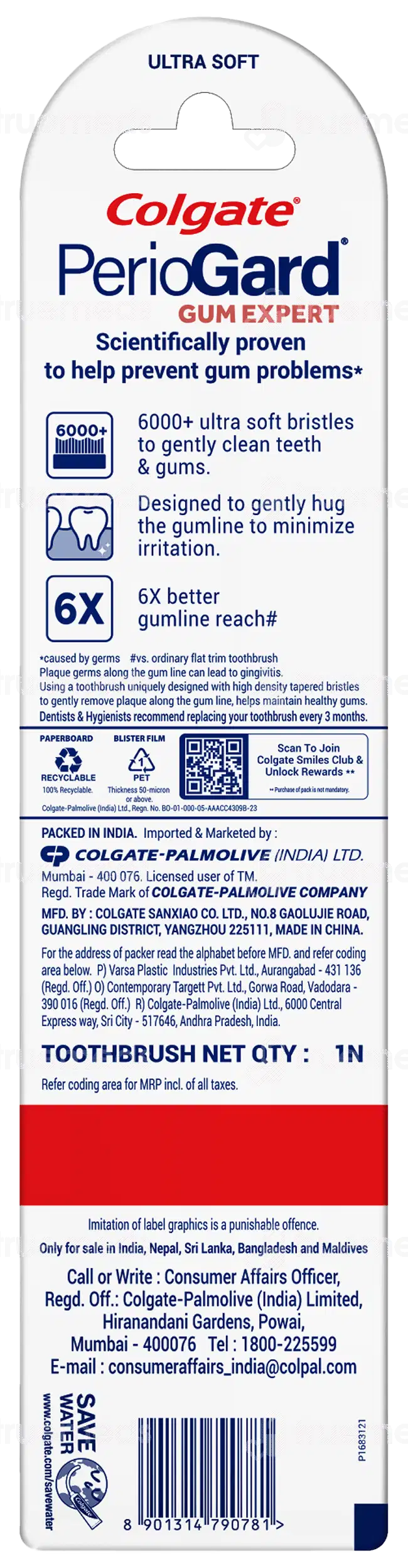 Colgate Periogard Gum Expert Ultra Soft Toothbrush 1