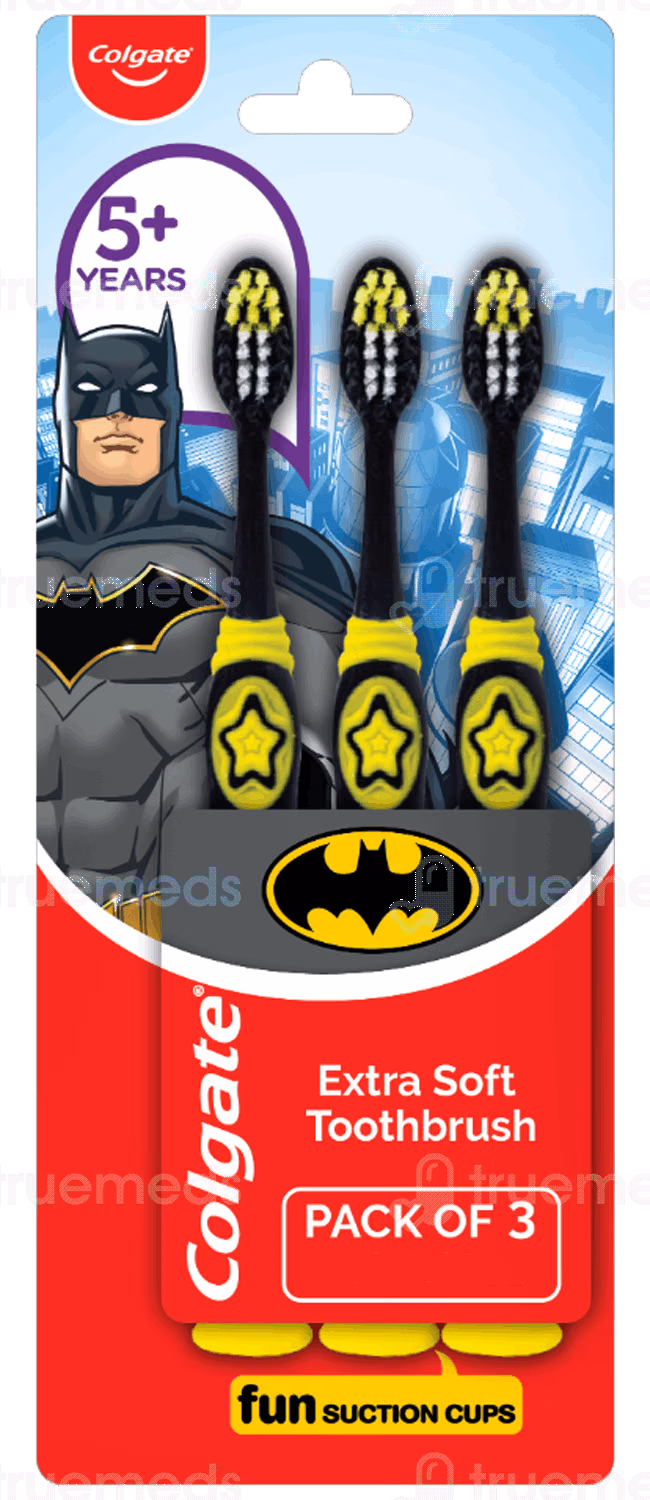 Colgate Kid Batman 5+ Years Extra Soft Toothbrush 3