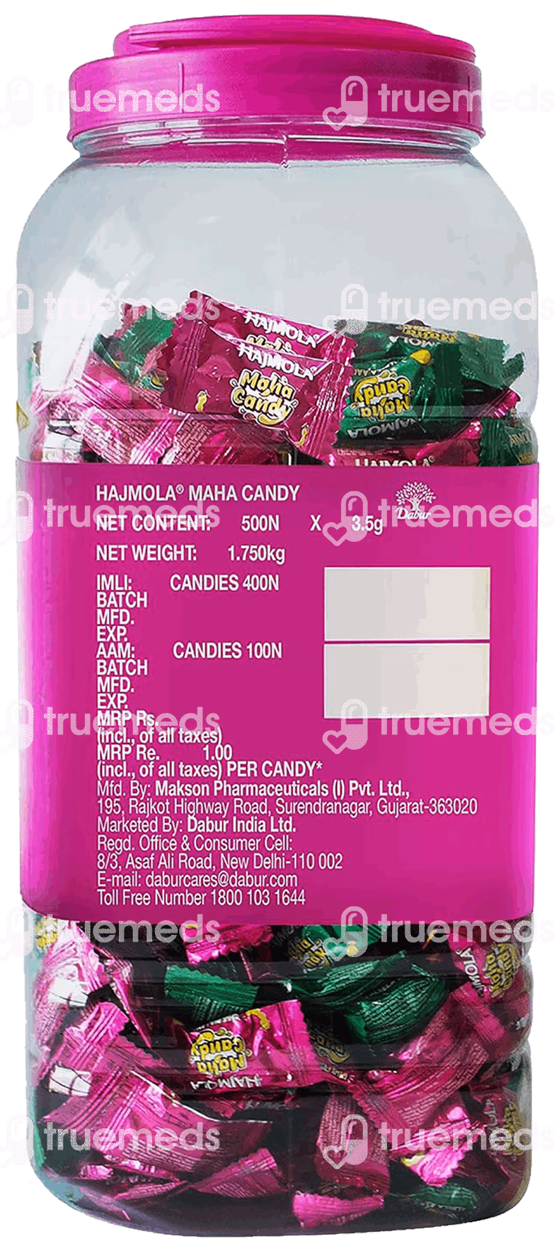 Dabur Hajmola Maha Aam Imli Candy 500