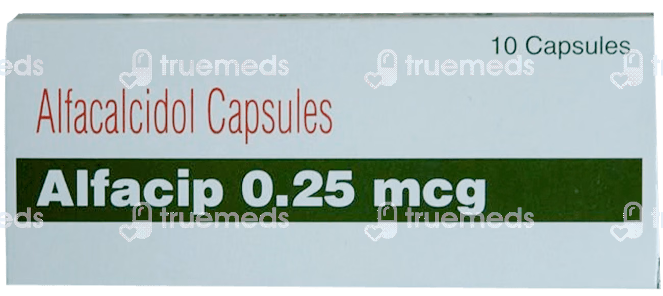 Alfacip 0.25 MCG Capsule 10