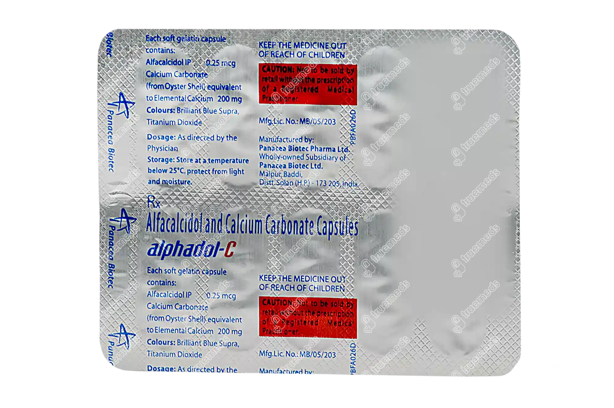 Alphadol C Capsule 10