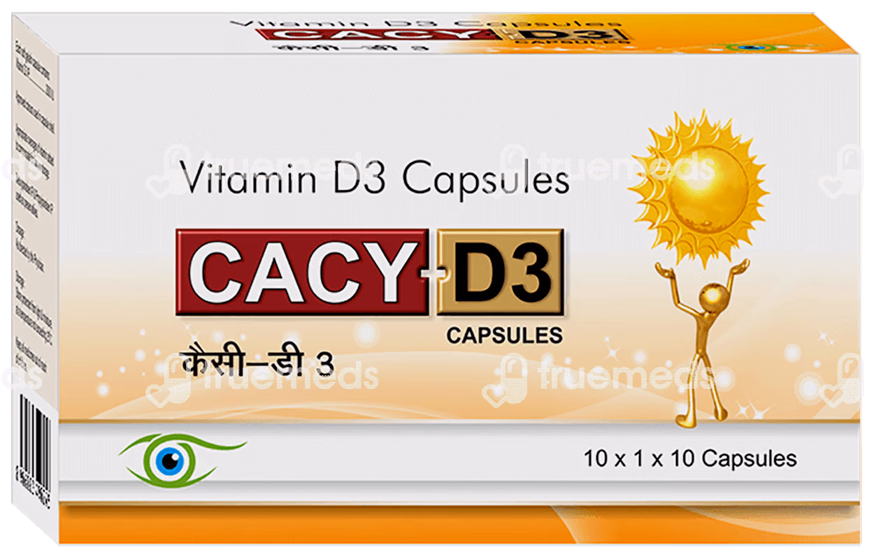 Cacy D3 2000iu Capsule 10