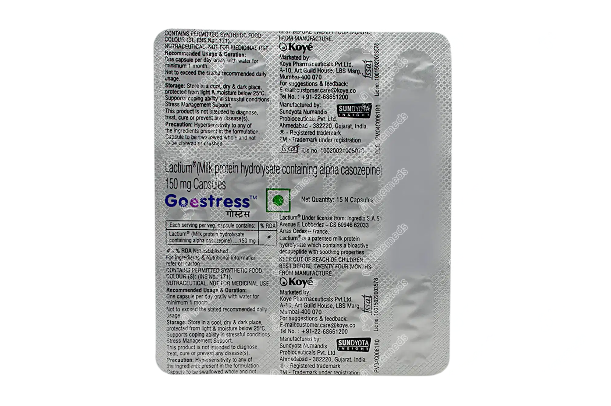 Goestress Capsule 15
