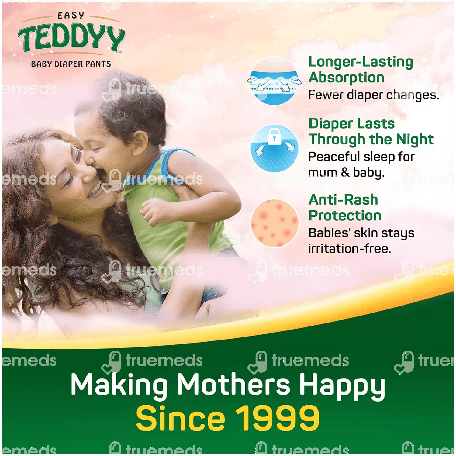 Teddyy Easy Baby Large Pants Diaper 42 3 Teddyy Easy Baby Large Pants Diaper 42