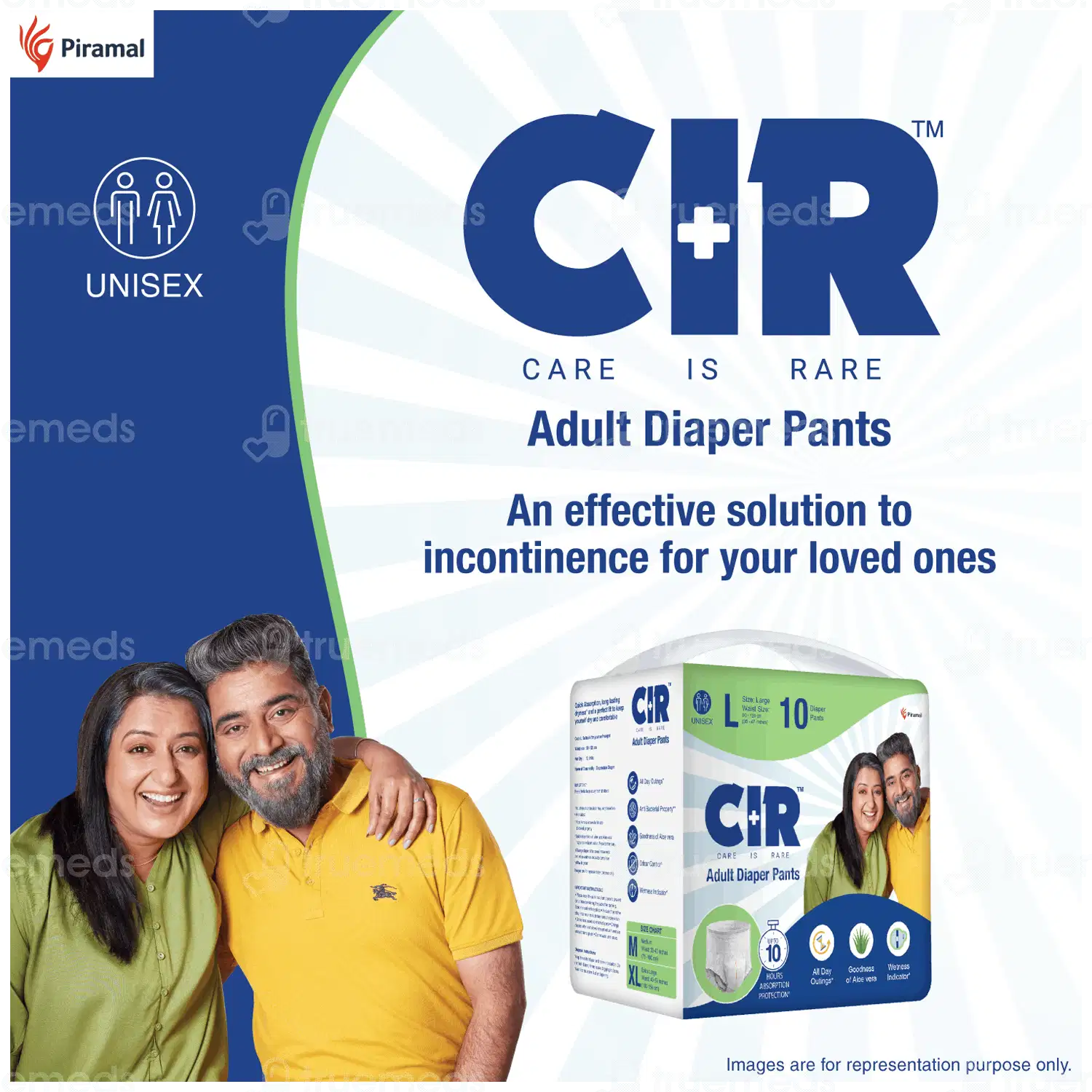 Cir L 90-120cm Unisex Adult Diaper Pants 10