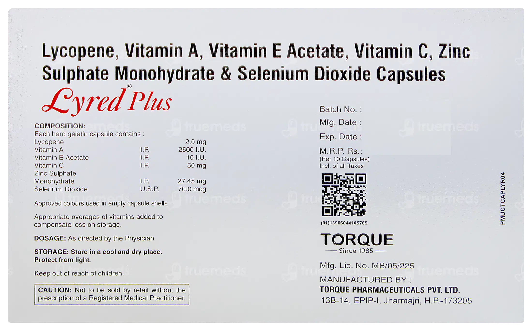 Lyred Plus Capsule 10