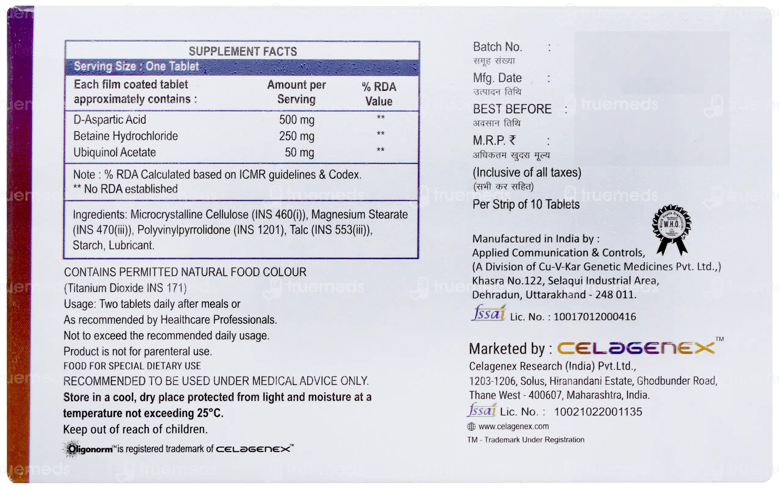Rejuspermin Capsule 10