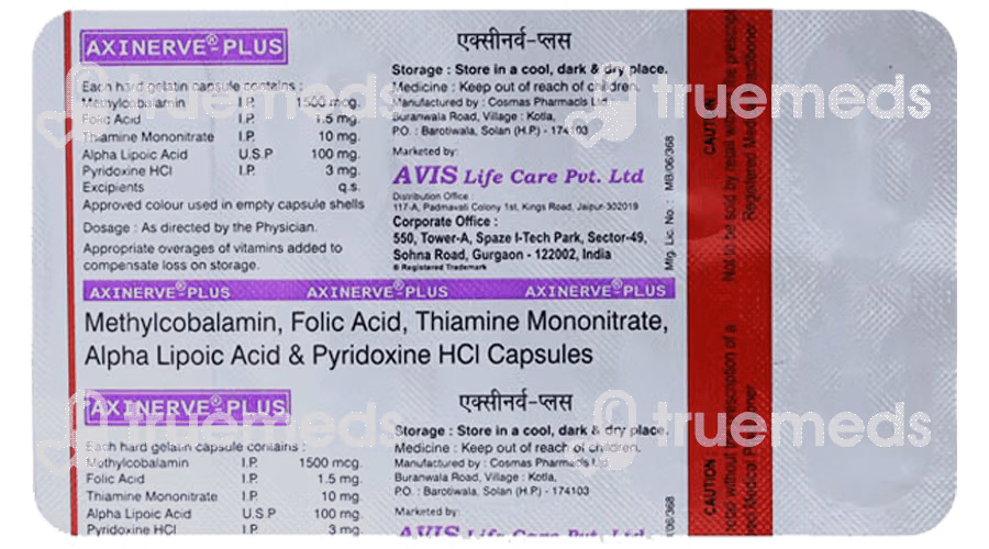 Axinerve Plus Capsule 10