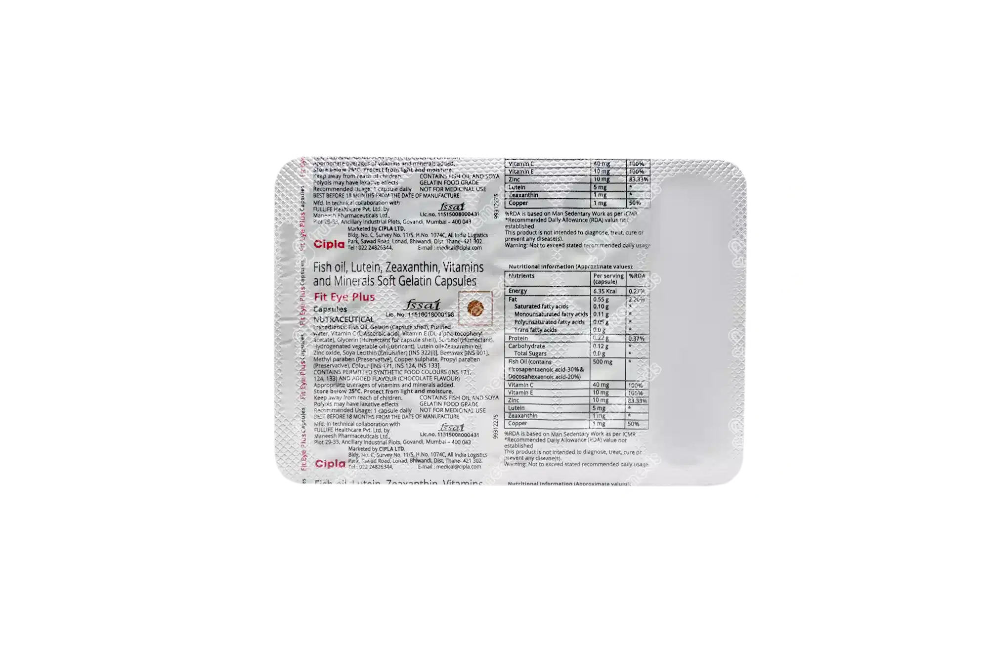 Fit Eye Plus Capsule 10