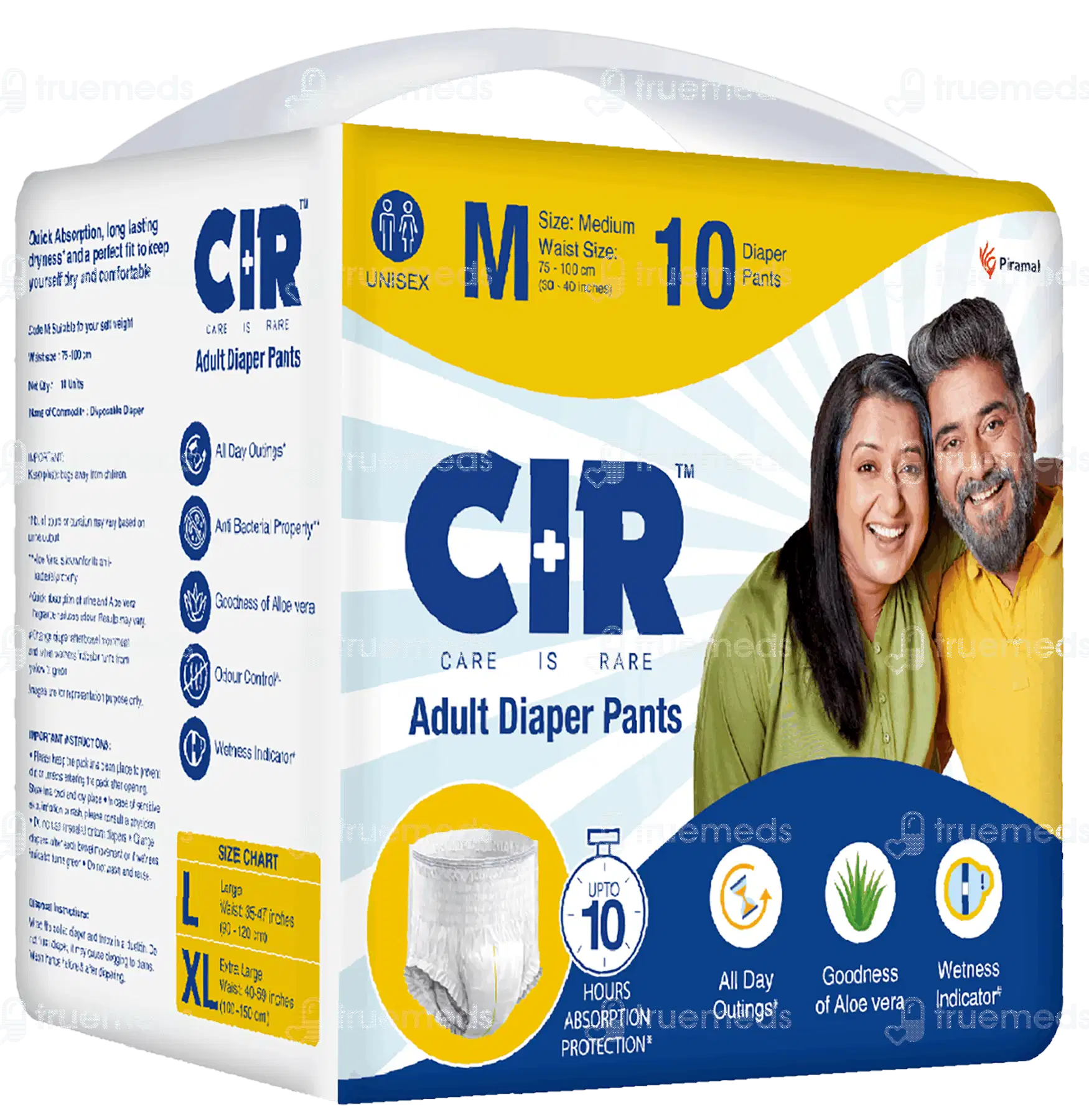 Cir M 75-100cm Unisex Adult Diaper Pants 10