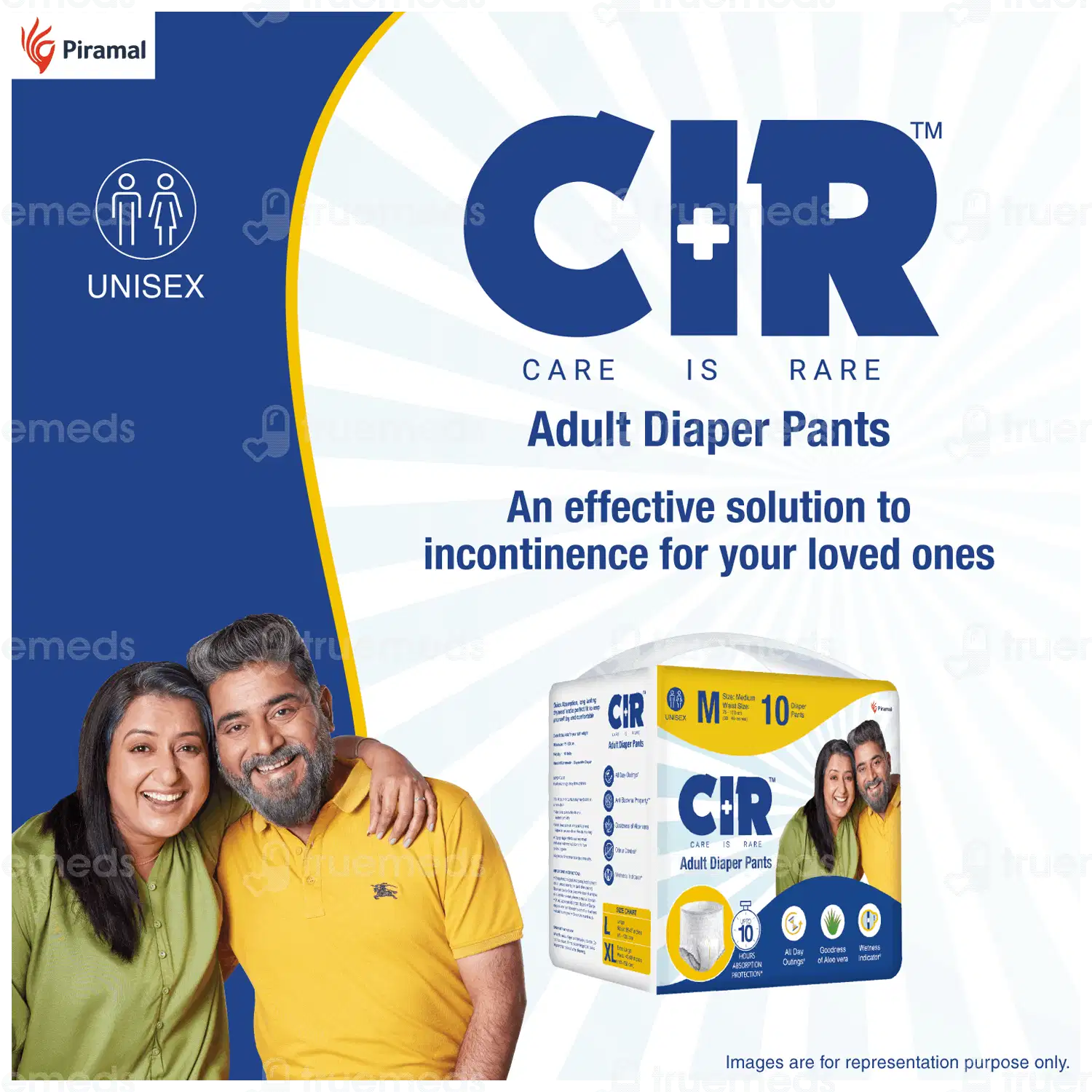 Cir M 75-100cm Unisex Adult Diaper Pants 10