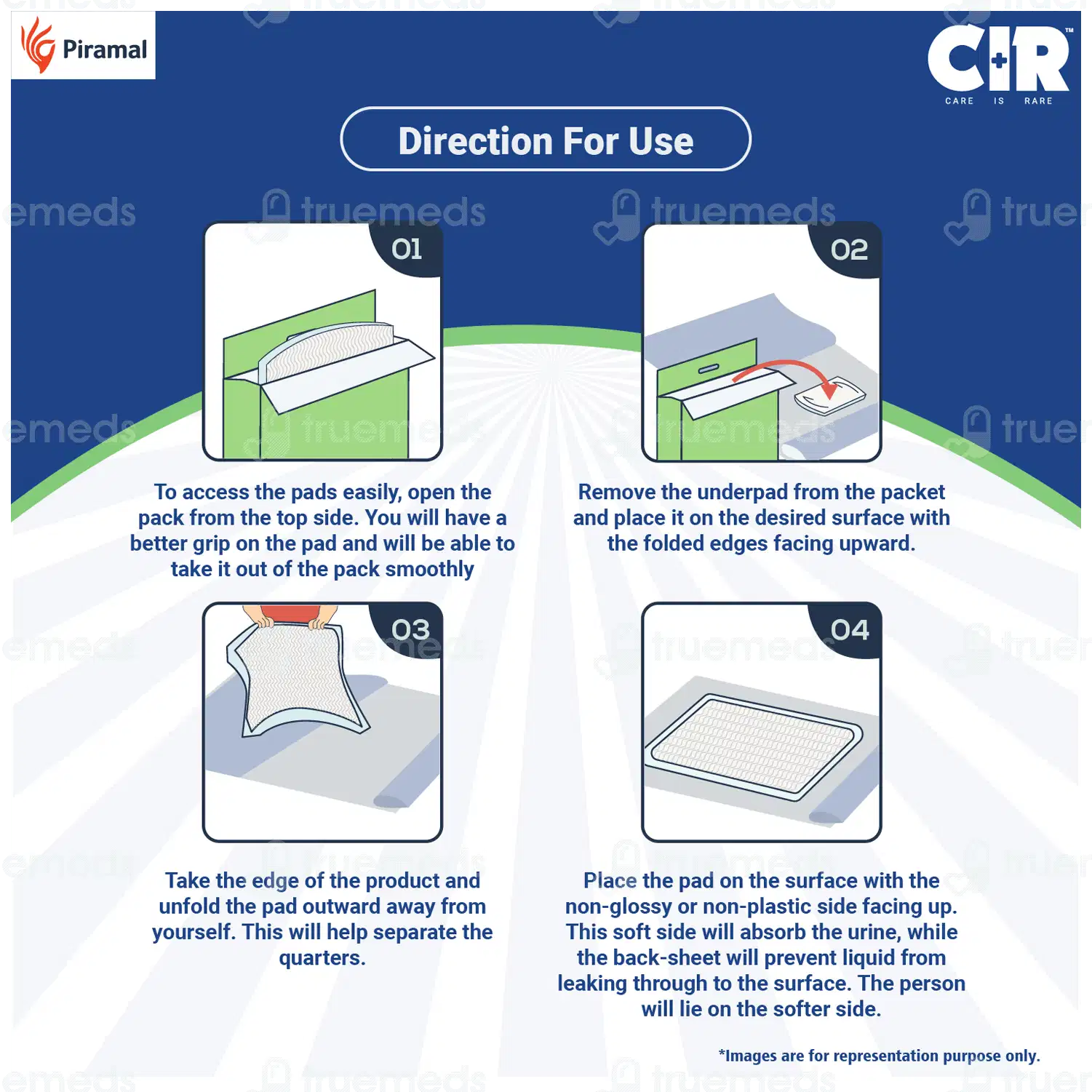 Cir Premium L 60x90cm Underpads 10 5 Cir Premium L 60x90cm Underpads 10